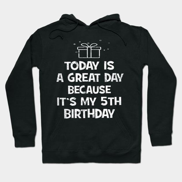 Keep Calm Its My 5th Birthday B-Day 5 years old Hoodie by Grabitees